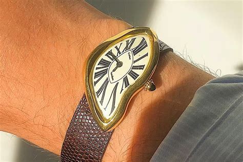 cartier warped watch|cartier crash retail price.